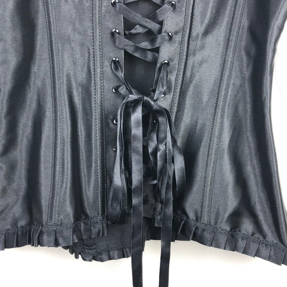 Fredericks Of Hollywood Black and Red Corset Top - Picture 6 of 7